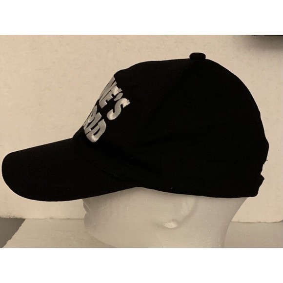 Waynes World Hat Cap Adjustable Black TV Show Movie Garth Mens 90s - Picture 3 of 14